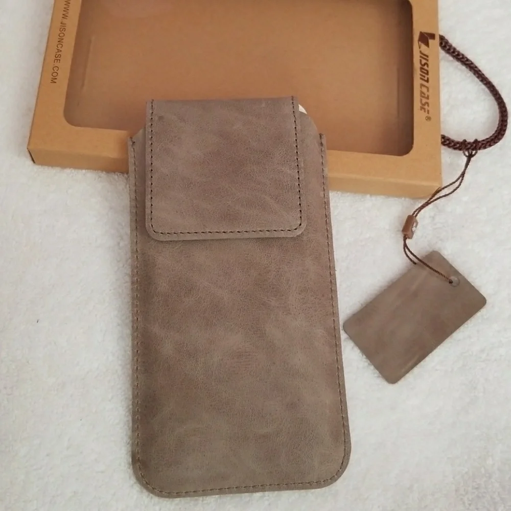 Jison cell LEATHER phone case